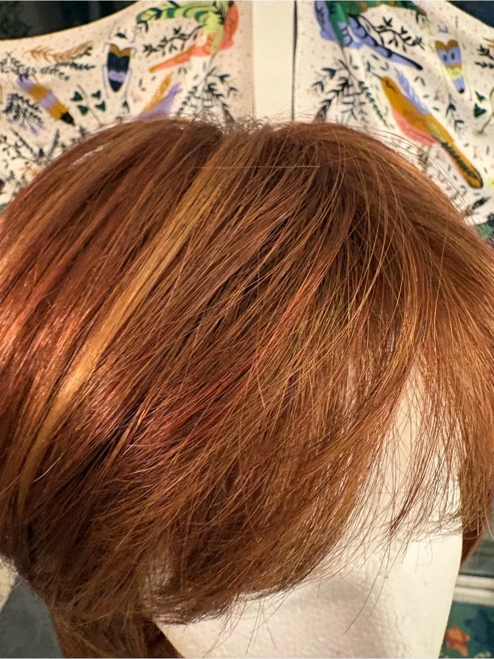 RENE OF PARIS Bailey Synthetic Wig! Mid length Shag! Nearly NEW! Irish Spice!